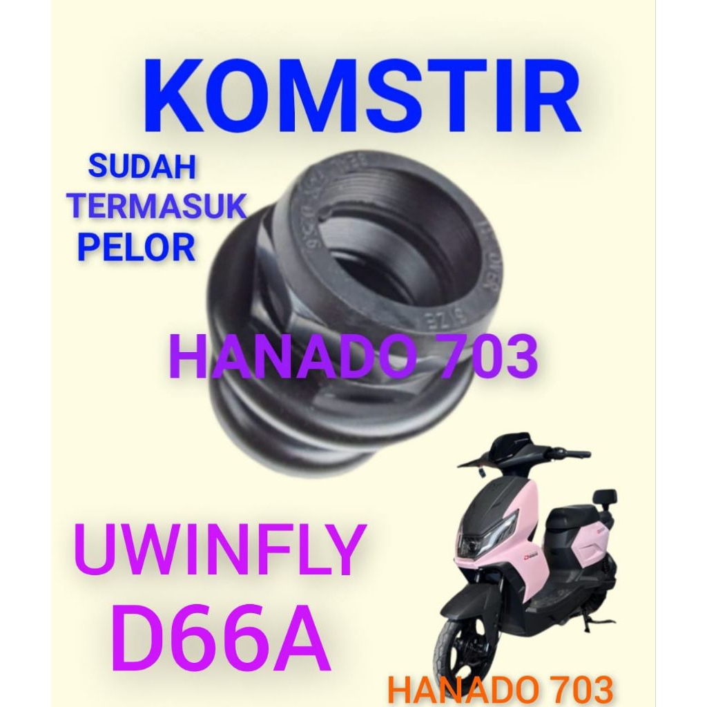 komstir sepeda listrik uwinfly D66A kones headset komfork sepeda listrik uwinfly D 66A
