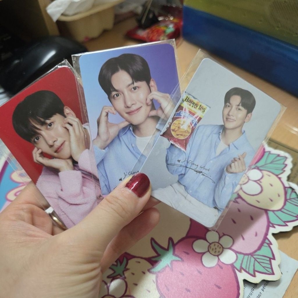 Photocard Ji Chang Wook x Happy Tos