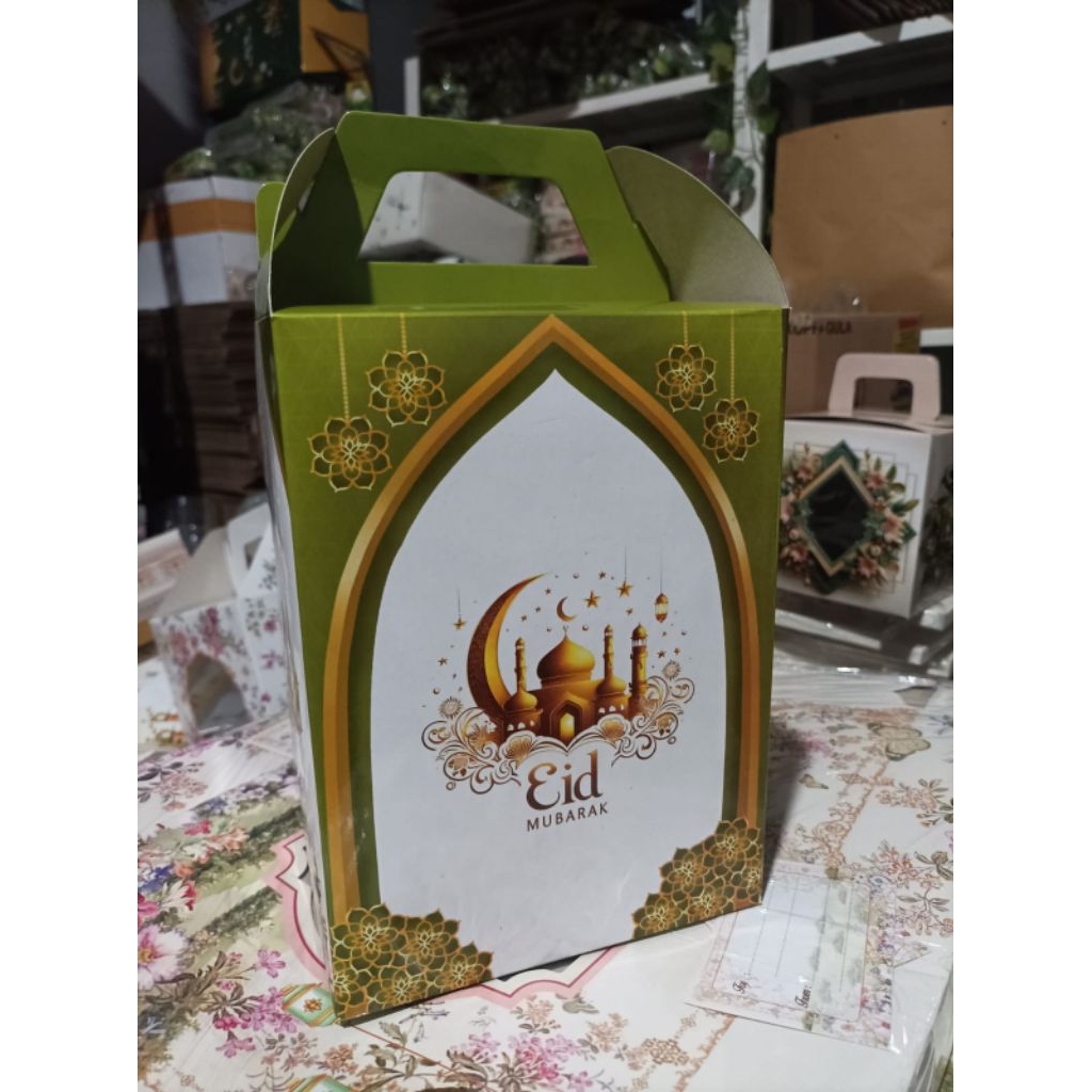 Dus eid mubarak 15-15-21cm 10pcs