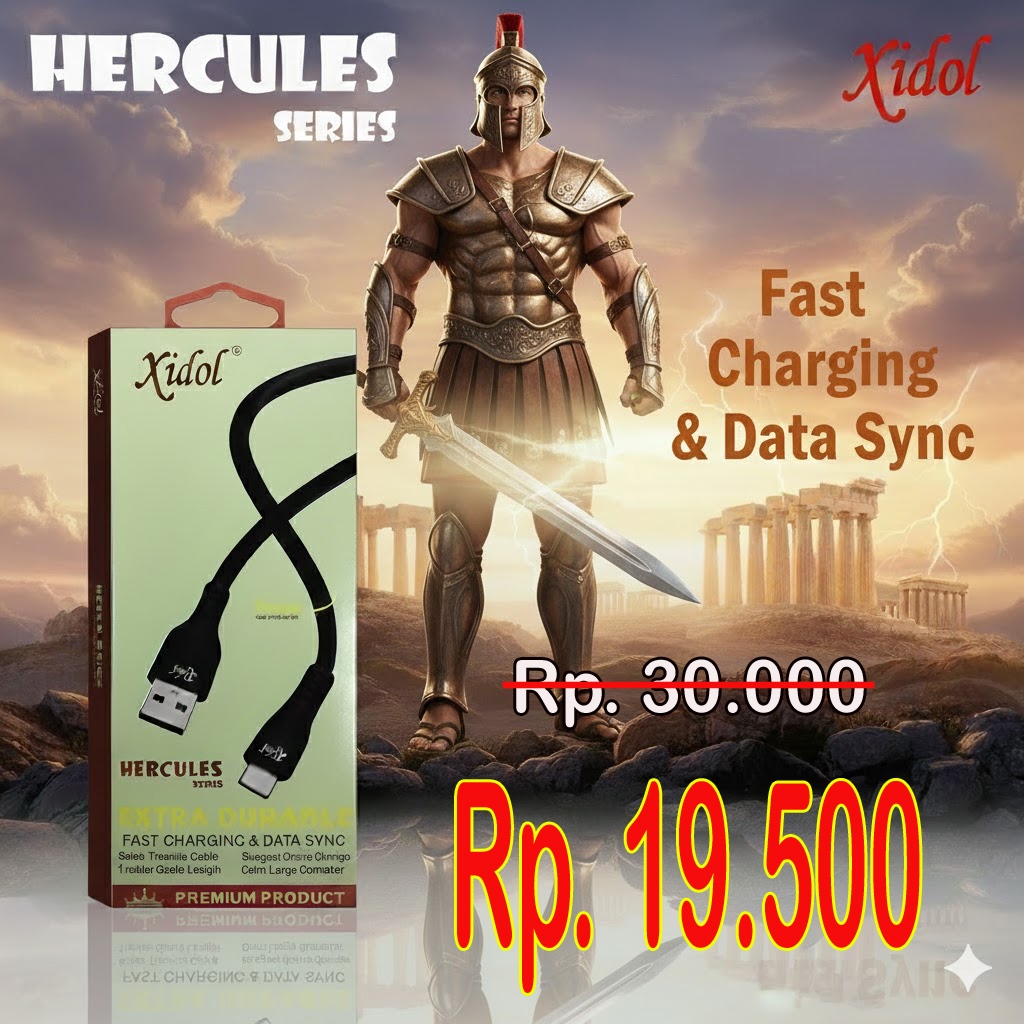KABEL HERCULES SERIES BERGARANSI XIDOL INDONESIA
