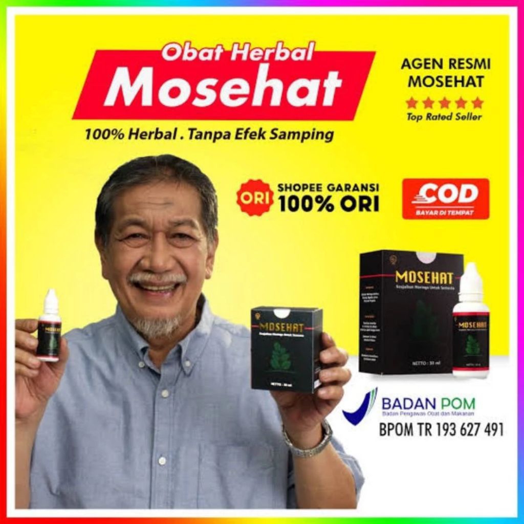 MOSEHAT Obat Herbal Alami Ampuh Mengobati Kolesterol, Asam Urat, Rematik, Amandel - Mosehat Obat Her
