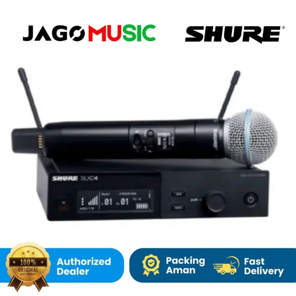Shure SLXD24A/BETA 58 SLXD-24A/B58 Microphone Wireless Shure Original