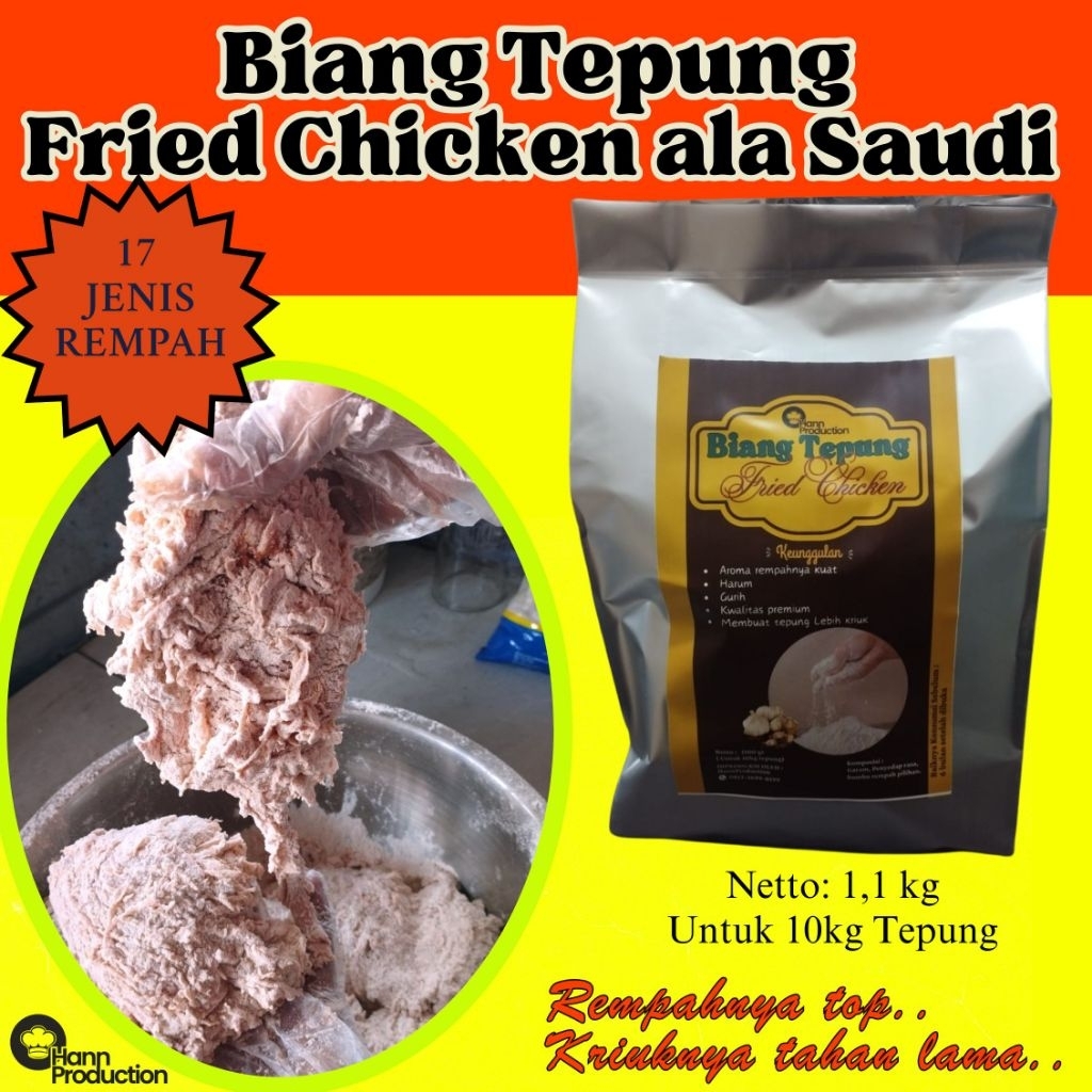 Biang tepung Fried chicken-Bumbu tepung fried chicken 1kg