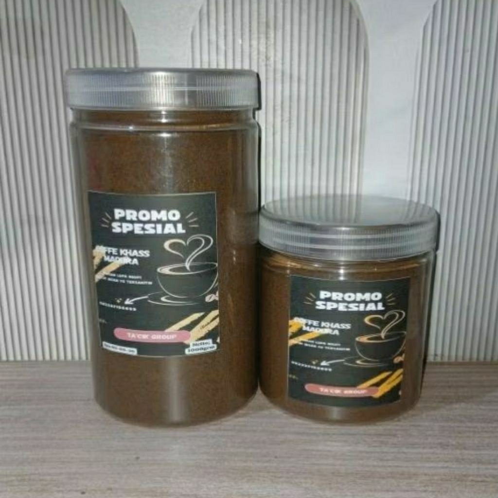 Kopi Bubuk Robusta Asli Semendo Kemasan Toples Kaca | (Netto 500 Gram) | Otentik Sumatera Selatan