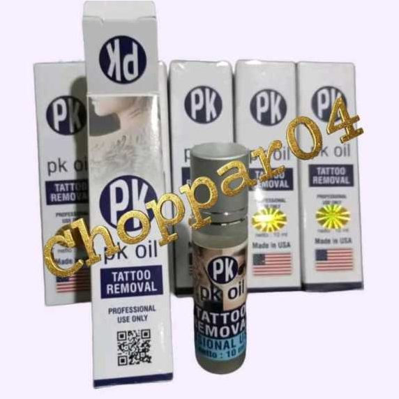 Pk Oil Obat Penghilang Penghapus Tatto Permanen & Sulam Alis Cepat Aman