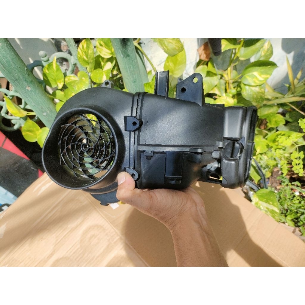 cover mesin beat fi Scoopy fi starter kasar shroud inlet exhaust atas bawah