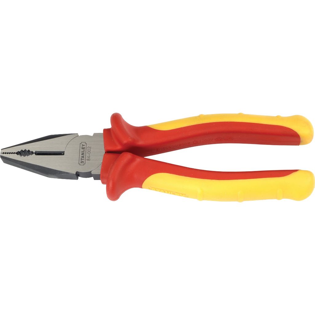 STANLEY 84-000 6"/160mm VDE COMBINATION PLIERS / TANG KOMBINASI VDE
