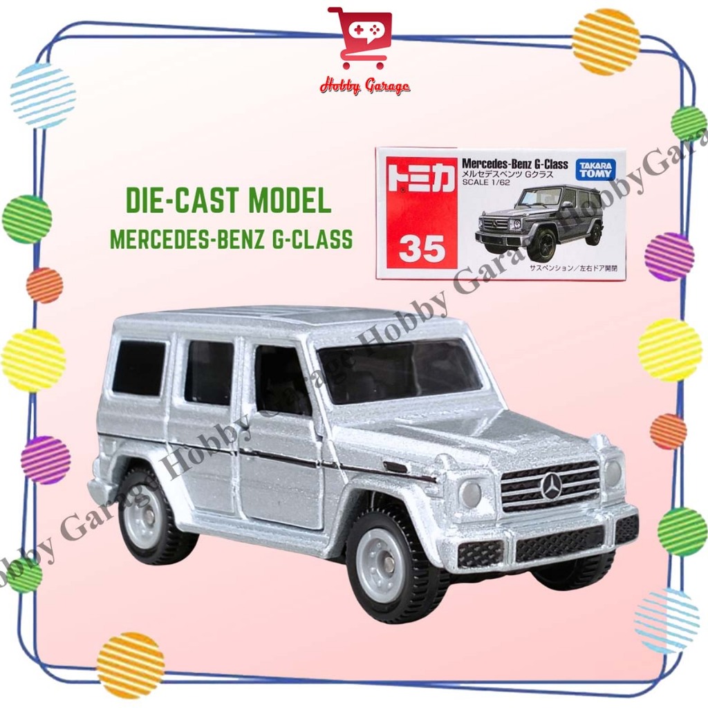 TOMICA Regular 035 Miniatur Diecast Mercedes Benz G-Class Mobil Metal Takara Tomy