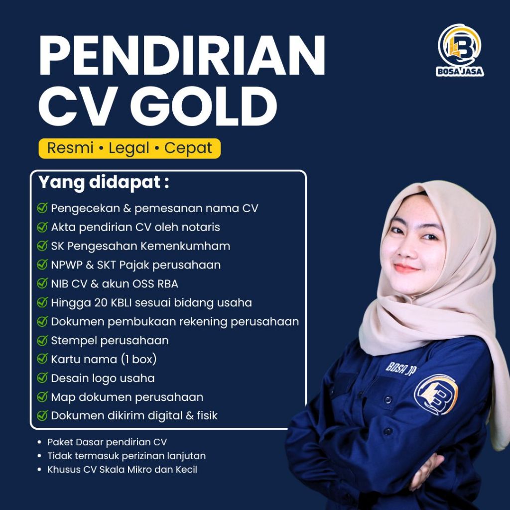 Jasa Pendirian CV Resmi – Layanan Legal Usaha Online