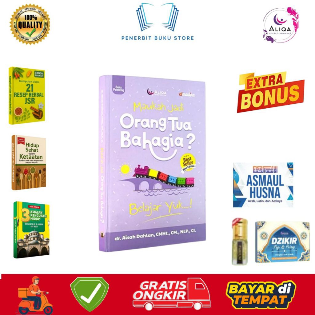 [ORIGINAL ALIQA]BUKU PARENTING | Maukah Jadi Orang Tua Bahagia