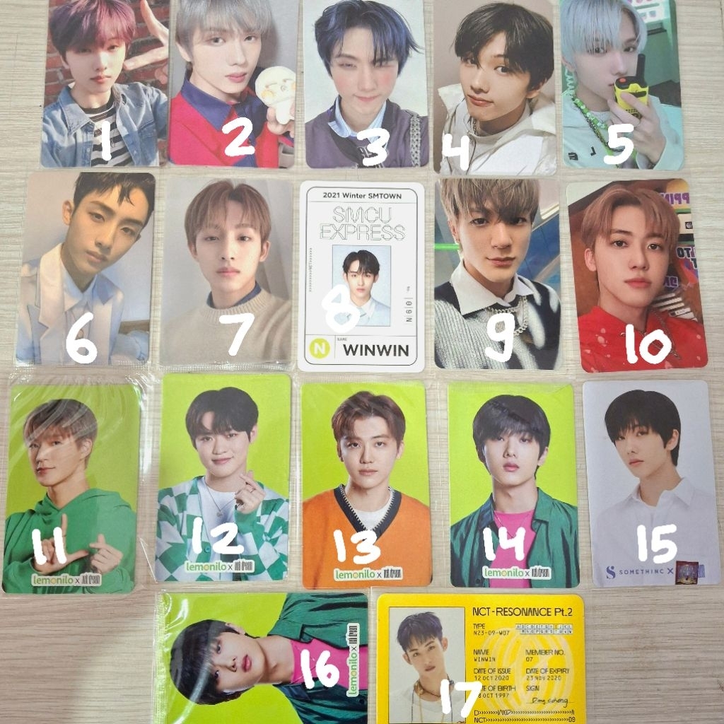wts pc murah nct wayv jisung winwin