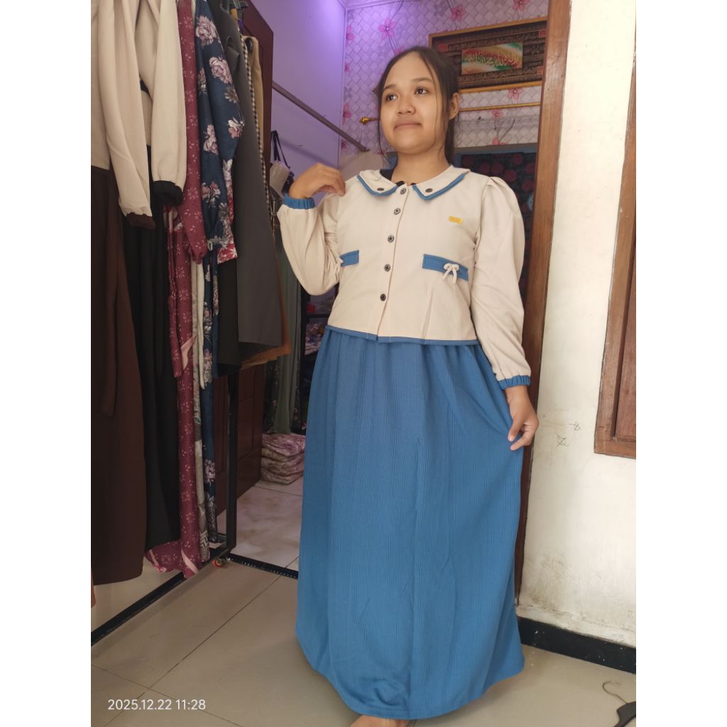 Gamis knit Korean/Gamis Rompi