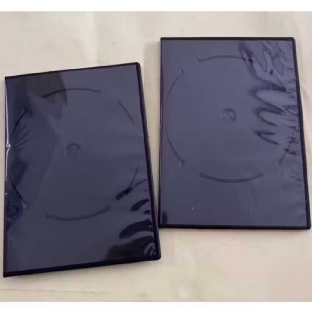 Kotak Tempat Case Casing DVD/bd/cd Hitam 9mm Single / Double DVD Case CD-DVD CASE/ TEMPAT CD-DVD (Do