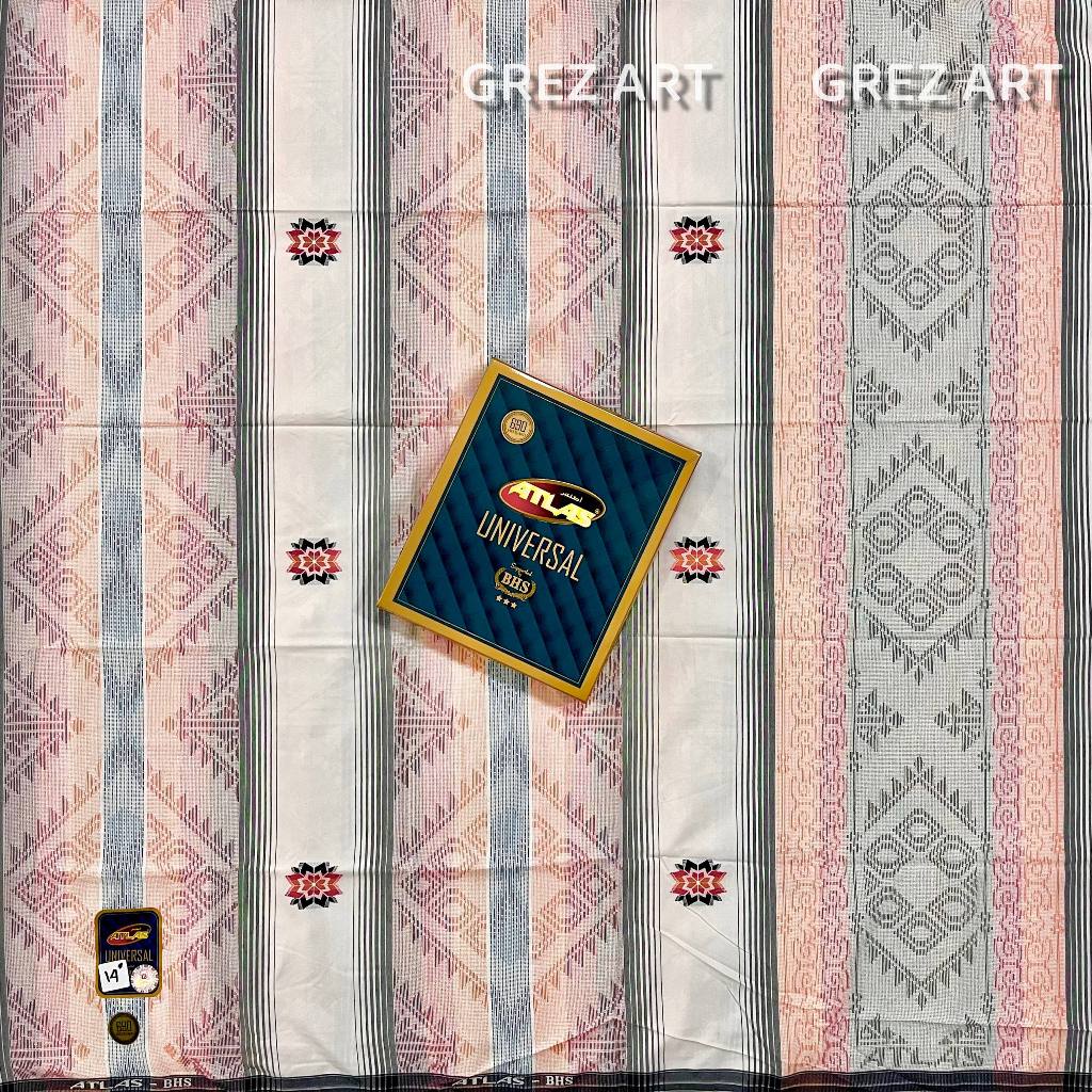 Sarung Atlas Universal 690 Jacquard Songket Dewasa Motif