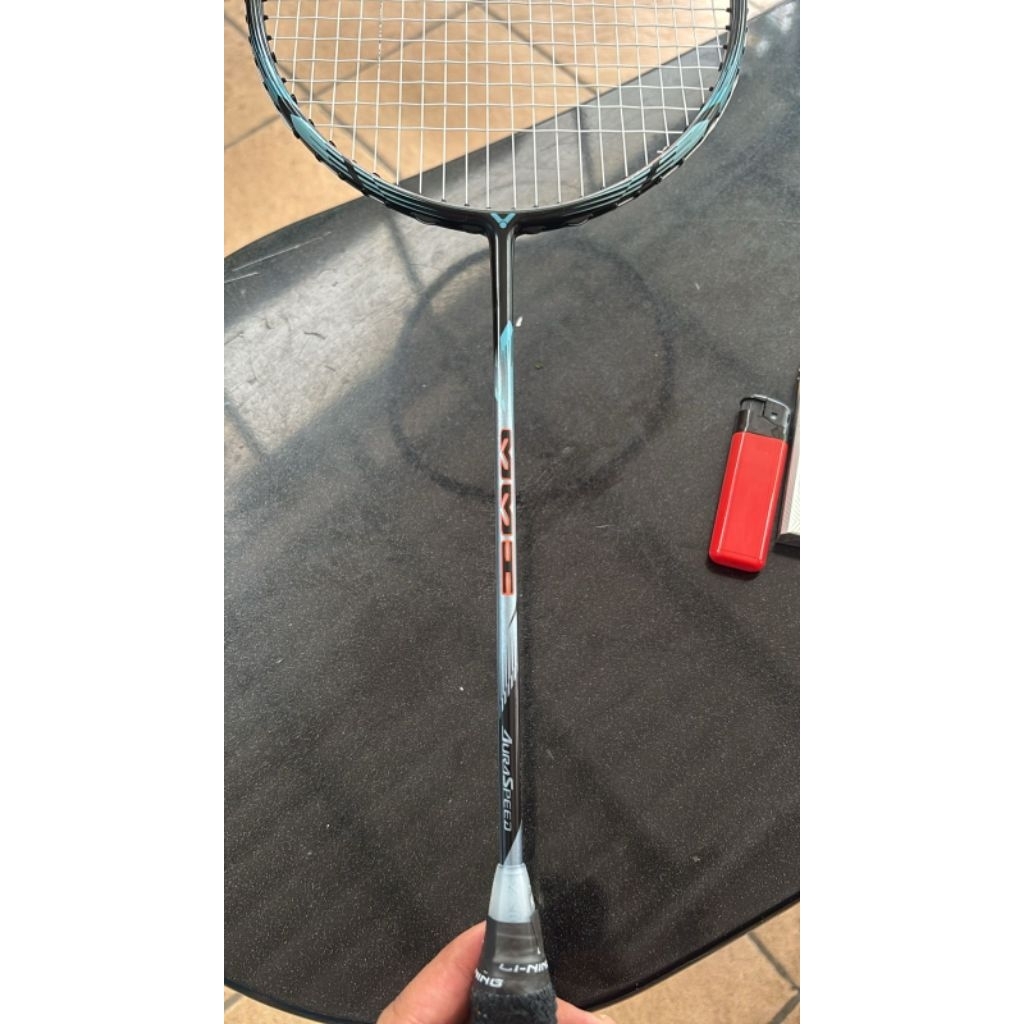 RAKET VICTOR AURASPEED 33H atau MMI ASLI BONUS SENAR BG 66 BRILIANT ORIGINAL TARIKAN 30 LBS UKURAN 4