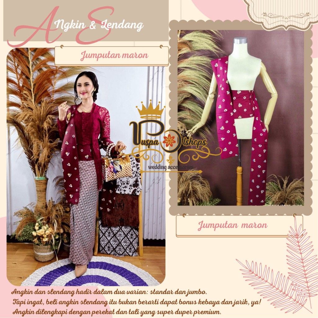 paket angkin instan dan selendang jumputan standar jumbo angkin jumputan slendang jumputan