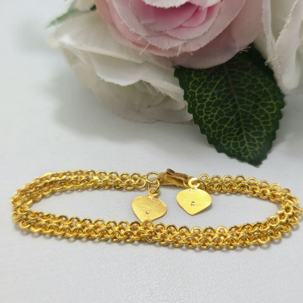 Gelang Medan Dobel 7 Gram Emas Muda