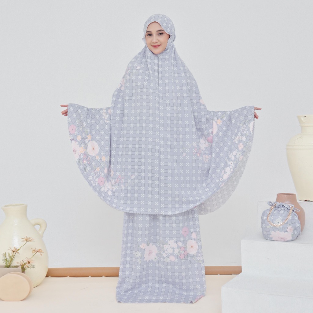 Rayna Prayer Set Mukena Dewasa Premium Tanpa Label - Arsy X Almira
