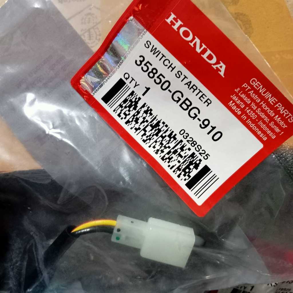 (AHM) Bendik Stater GBG Original Honda Genuine Parts 35850 GBG 910  Bendik Stater GBG Grand Supra Sm