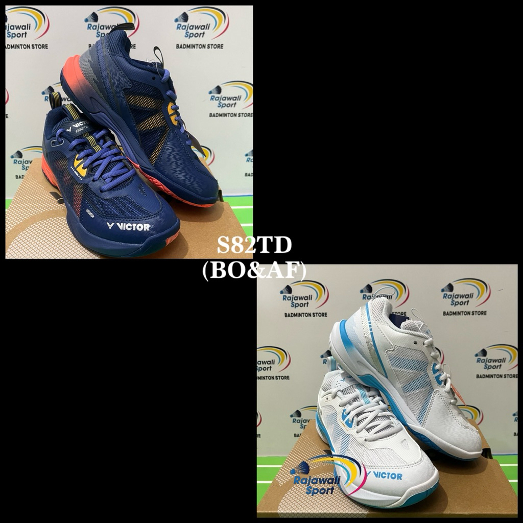 Sepatu Badminton Victor S82TD (BO & AF) / Badminton Shoes Victor S82TD original
