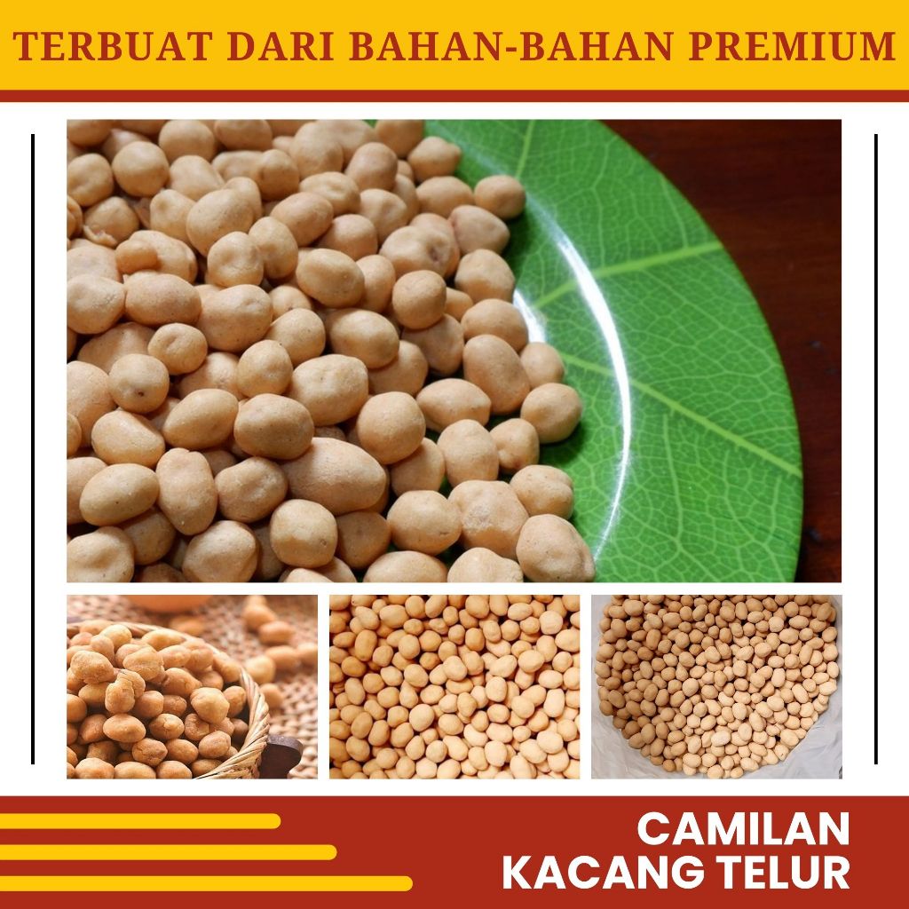 Snack Kacang Sangrai Asin Kacangan Bali Bawang Camilan Kacang Atom Telur Oven Original Manis Renyah