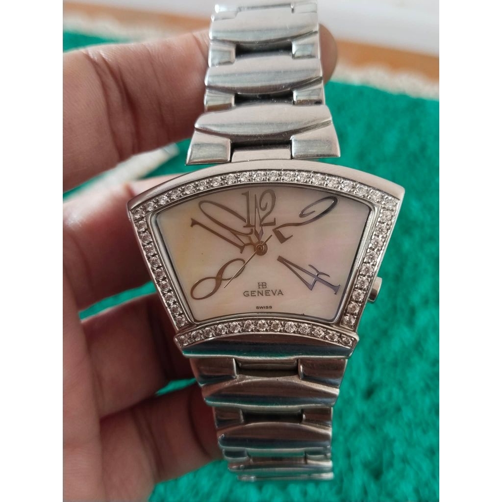 Jam tangan ladies full original swiss dial kerang  antik mewah clasic