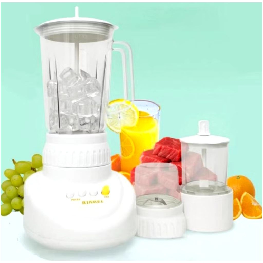 Blender Rinrei 3in1 BR-622C 1Liter wadah plastik