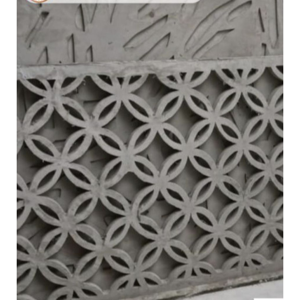 GRC CETAK MOTIF BATIK HARGA PERM2 UNTUK ORNAMEN DINDING