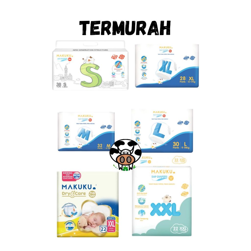 TERMURAH Makuku Slimcare L30 M32 / DISKON Makuku Slim SAP / Makuku Dry / Makuku Comfort CUCI GUDANG