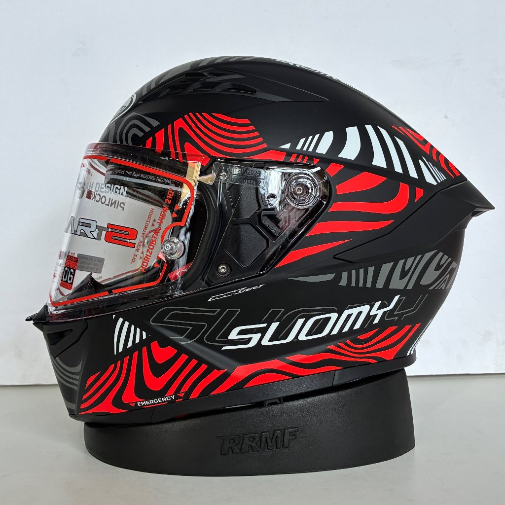Helm Full Face SUOMY STELLAR 2 Motlen Matt Red Original