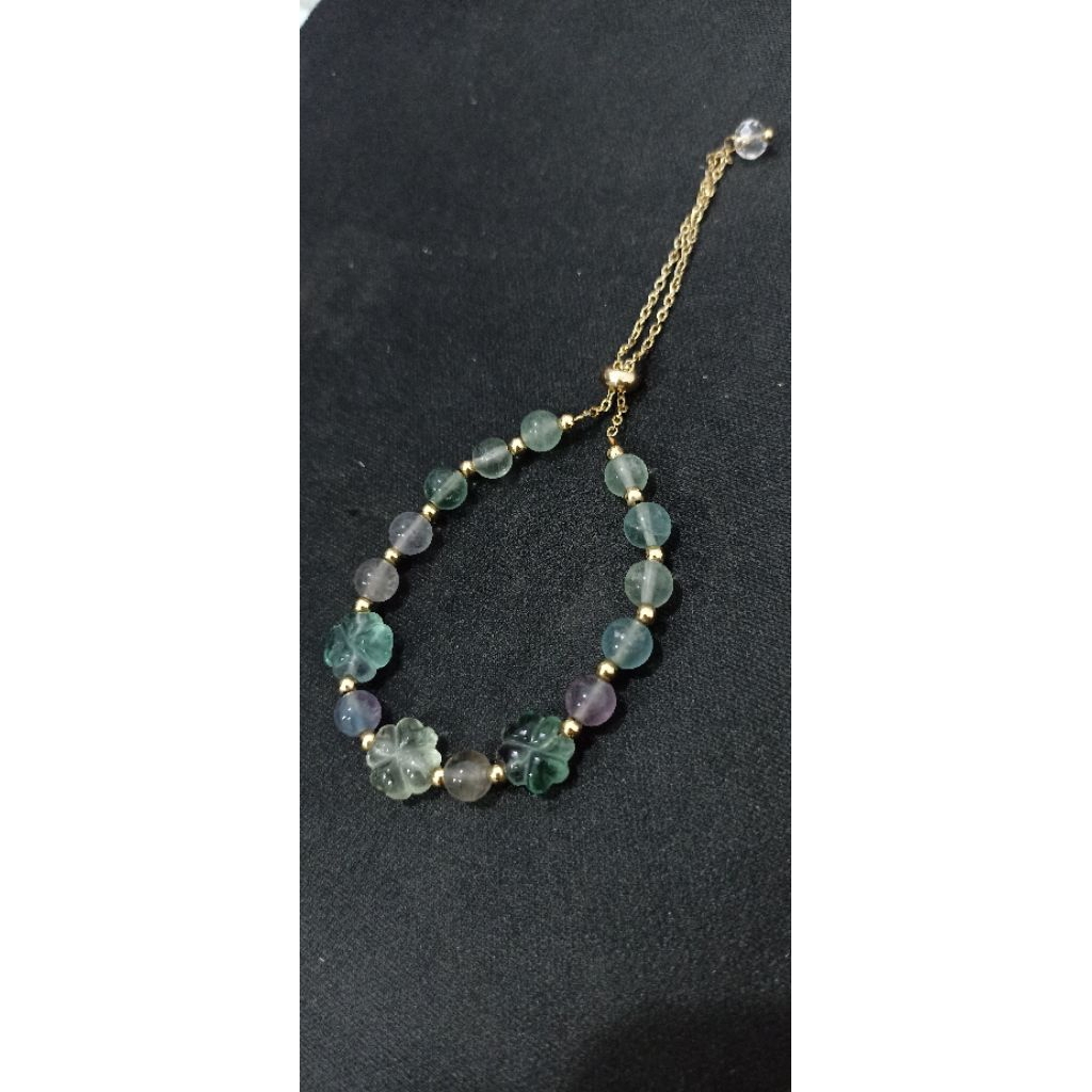 GELANG SERUT CRYSTAL FLUORITE