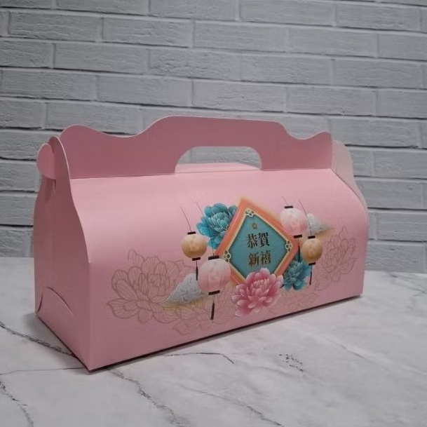 box imlek bolu gulung 30x12x9cm box imlek roll cake box imlek kue panjang box imlek lapis surabaya b