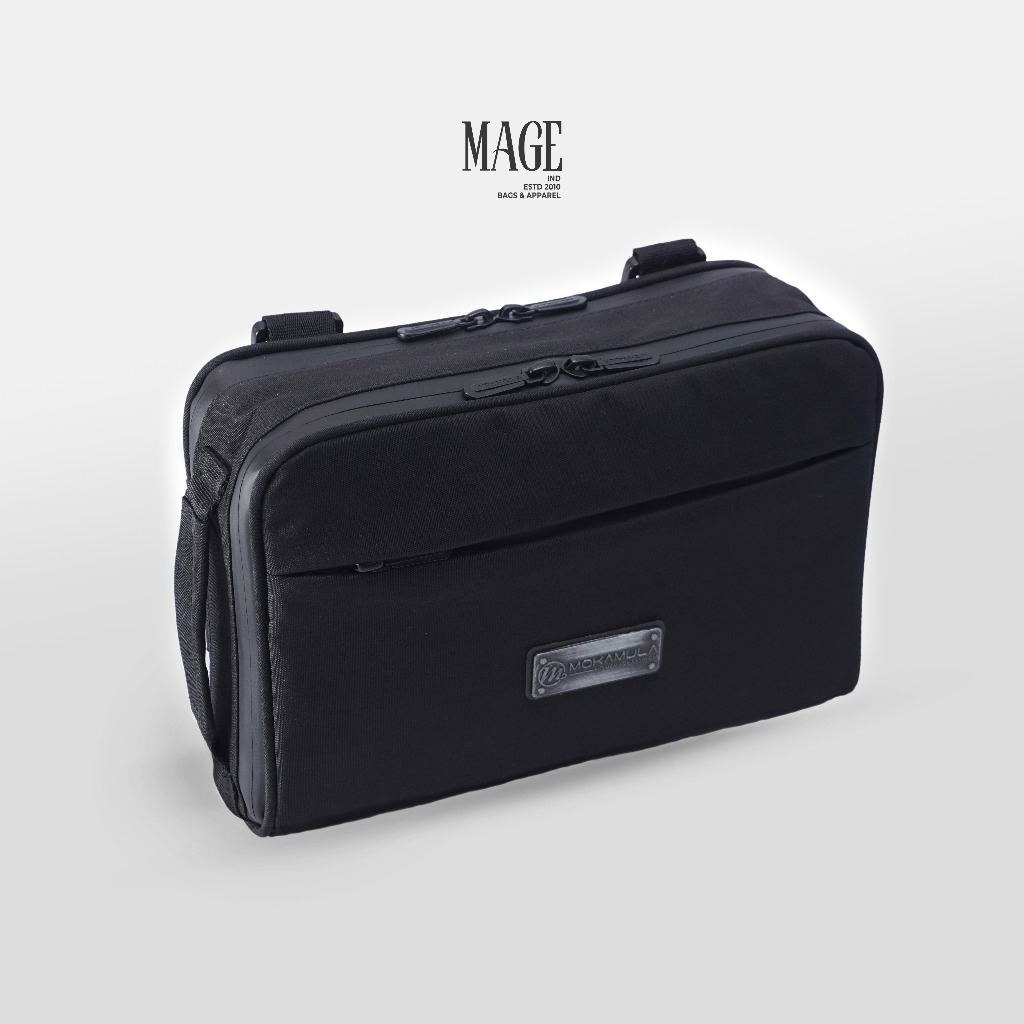 MAGE Eclipse Men Anti Bara | Hand Bag dan Tas Selempang Pria Multifungsi | Bahan Filament Anti Bara