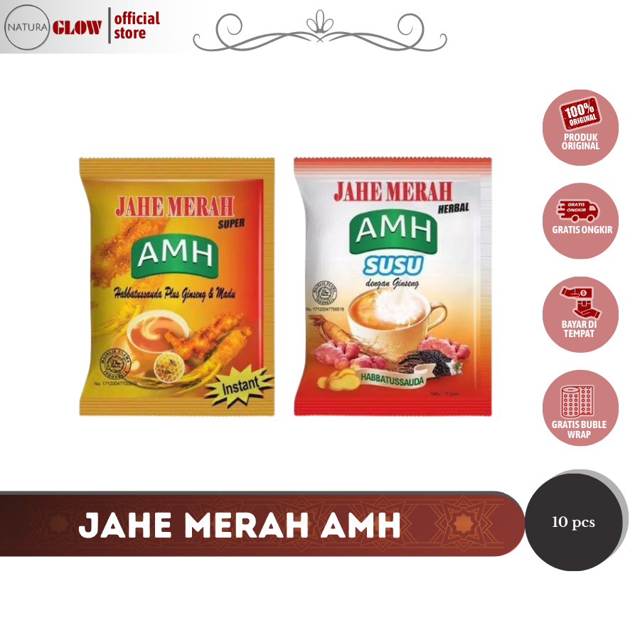 JAHE RATU LEBAH JAHE MERAH AMH | JAHE MERAH SUSU AMH original 10 Sacset ( 100% original ) JAHE BUBUK