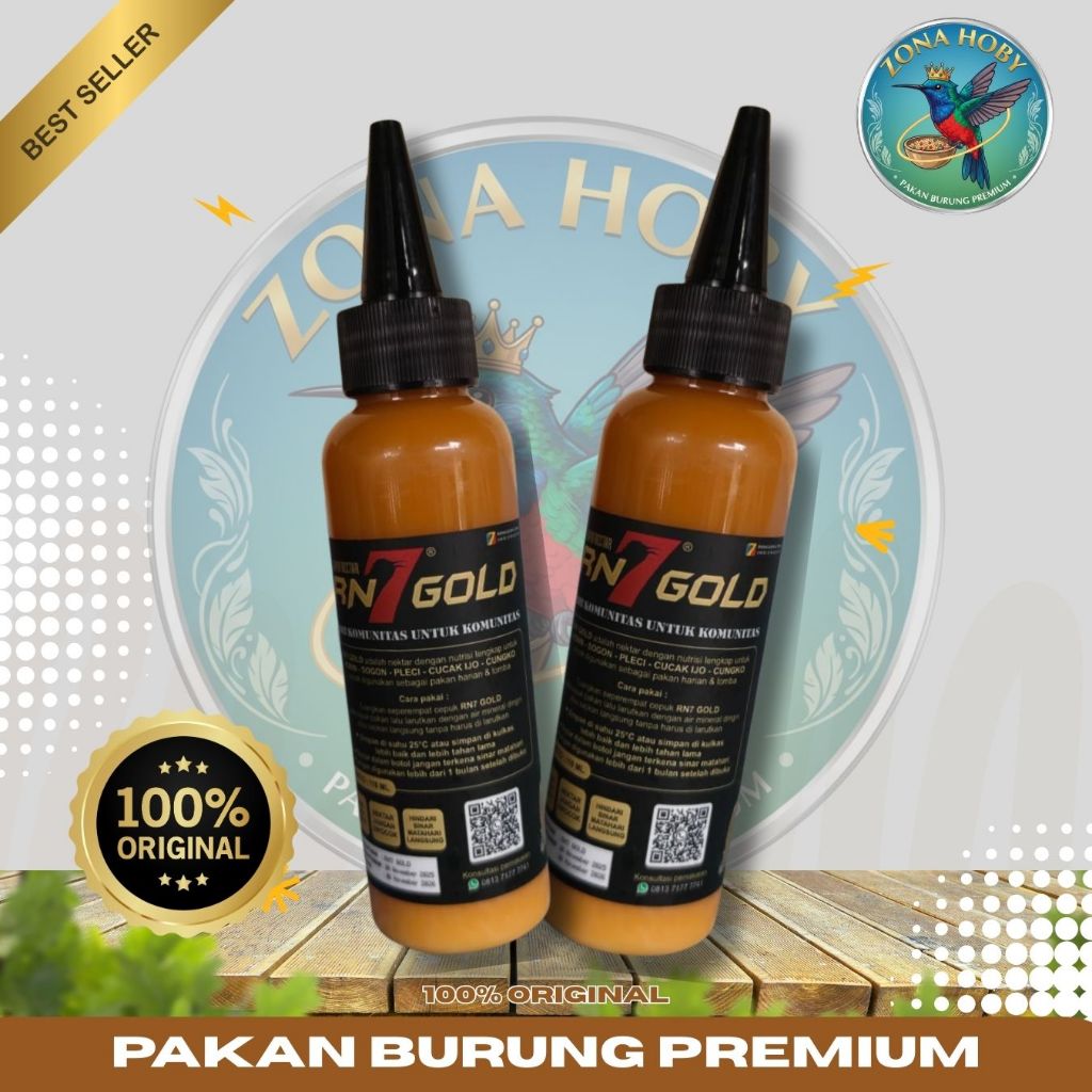 RN 7 GOLD RAPID NEKTAR RN7 GOLD PAKAN HARIAN KOLIBRI
