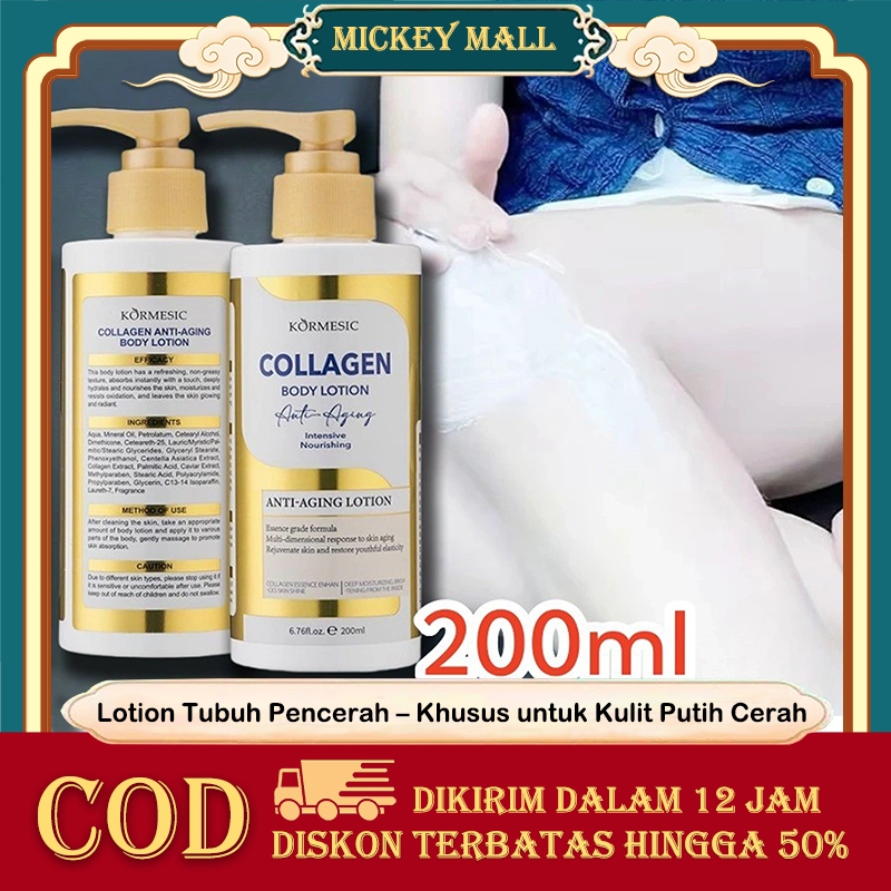 Collagen body lotion pemutih handbody pemutih lotion Whitening body pemutih kulit losyen handbody pe