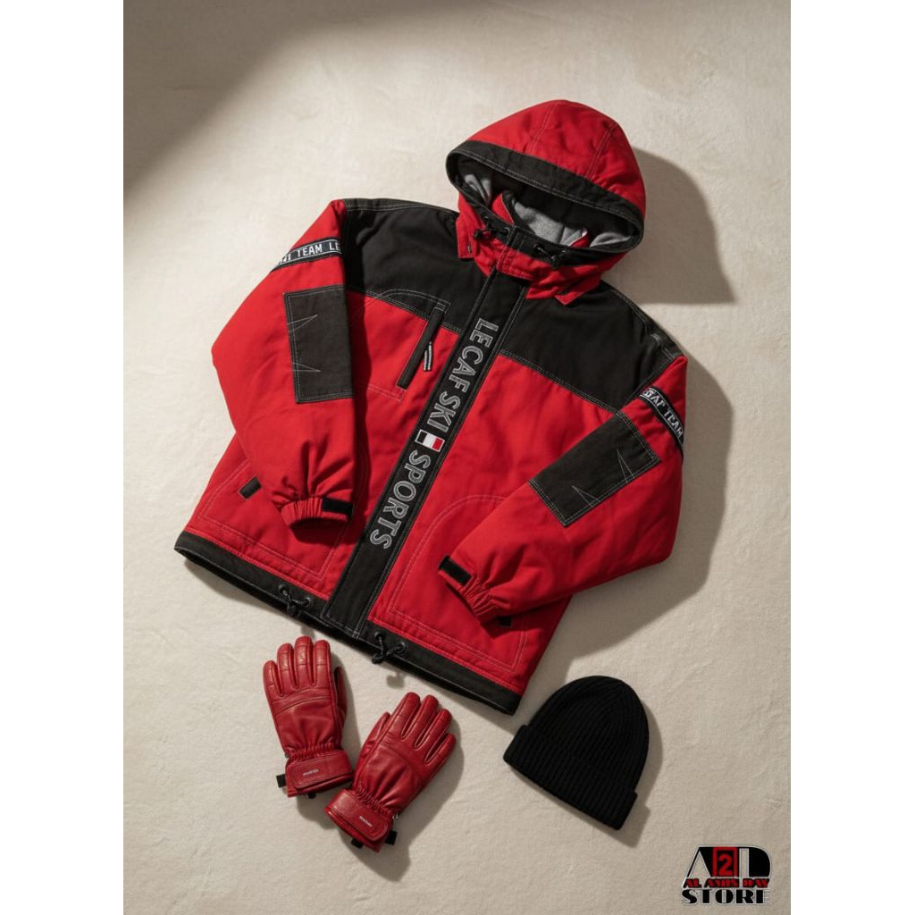 LECAF SPORTS SKI TEAM Jacket Tebal Hangat