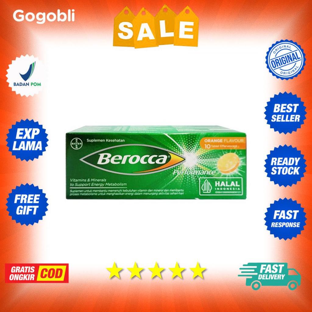 Berocca Multivitamin B kompleks Rasa Jeruk 10 Tablet (Exp date 05/2026)
