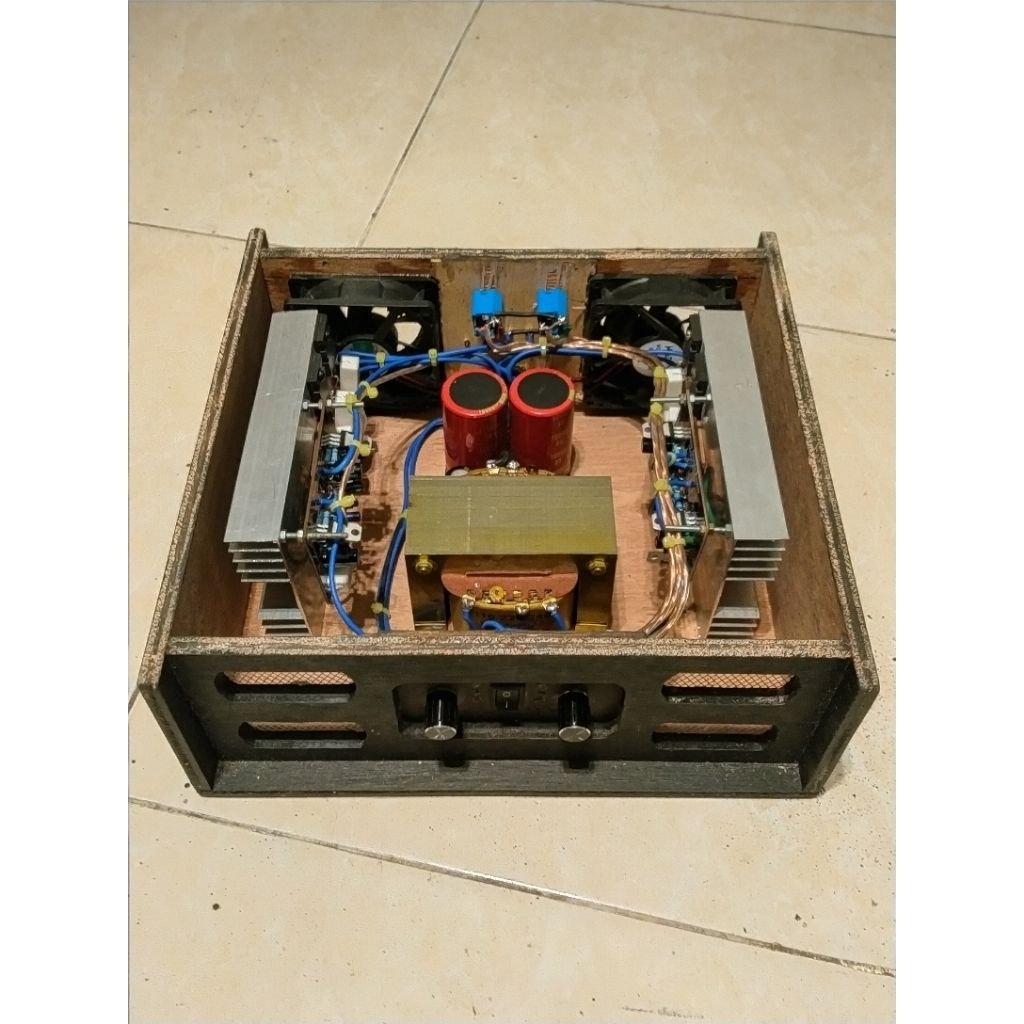 Power amplifier 2 channel 10A kecil