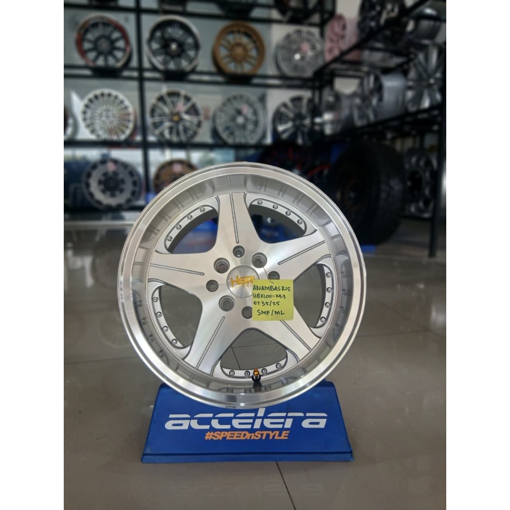 Velg Hsr Anambas Ring 15 Model Celong Pcd 4x100-114,3