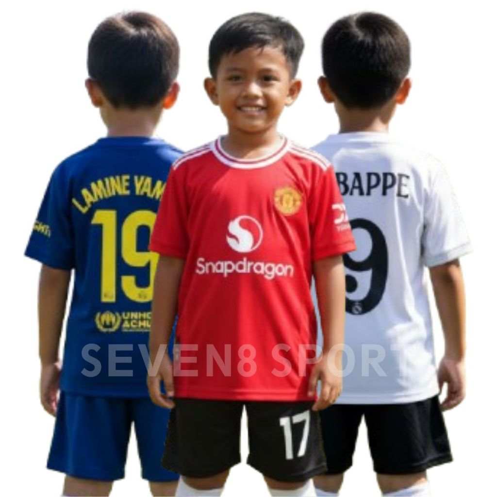 JERSEY BOLA ANAK 8-12 TAHUN / SET BAJU FUTSAL BOLA ANAK