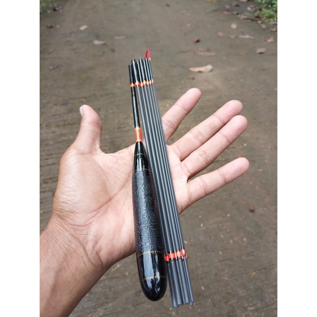 Joran Wader Bahan Karbon Solid Lentur panjang 175cm