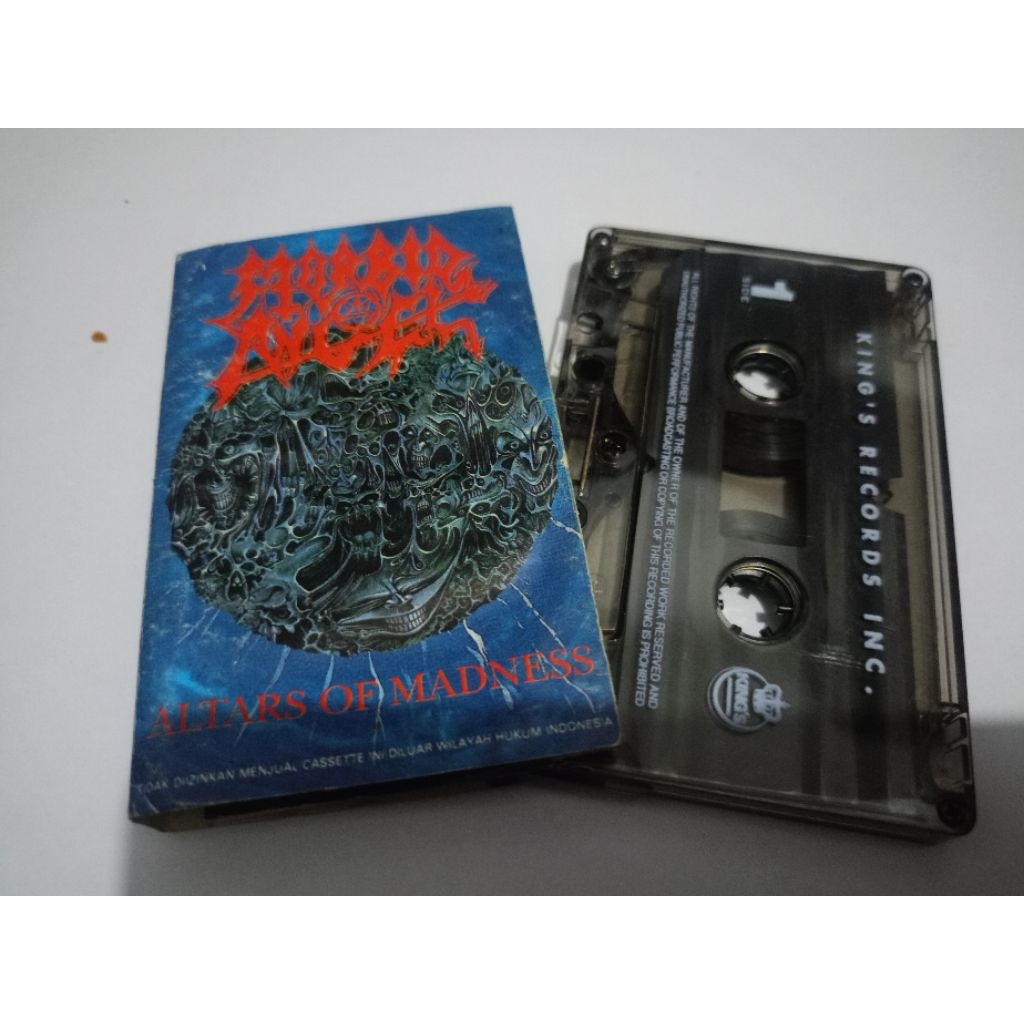 kaset morbid angel - altar of madness (kings records)