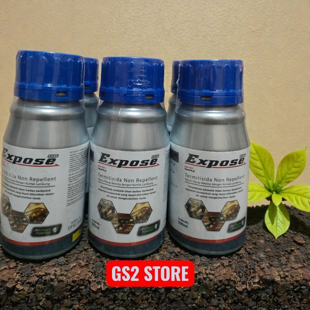 Obat AMPUH Anti Rayap EXPOSE 55SC Rayap Tanah dan Rayap Kayu.