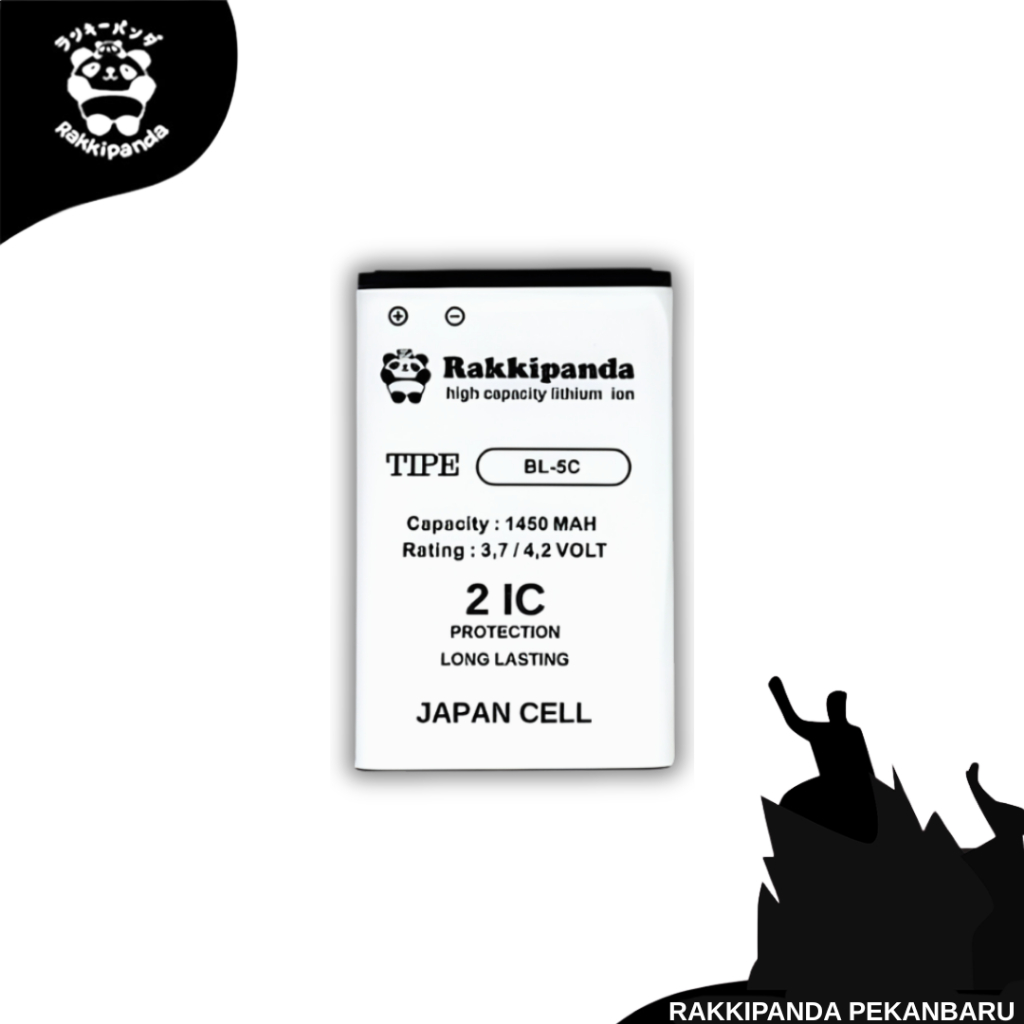 Batre HP RakkiPanda BL-5C Nokia 105 2019/ 106 / 107 / 150 / 1100 / 3100 / 7610
