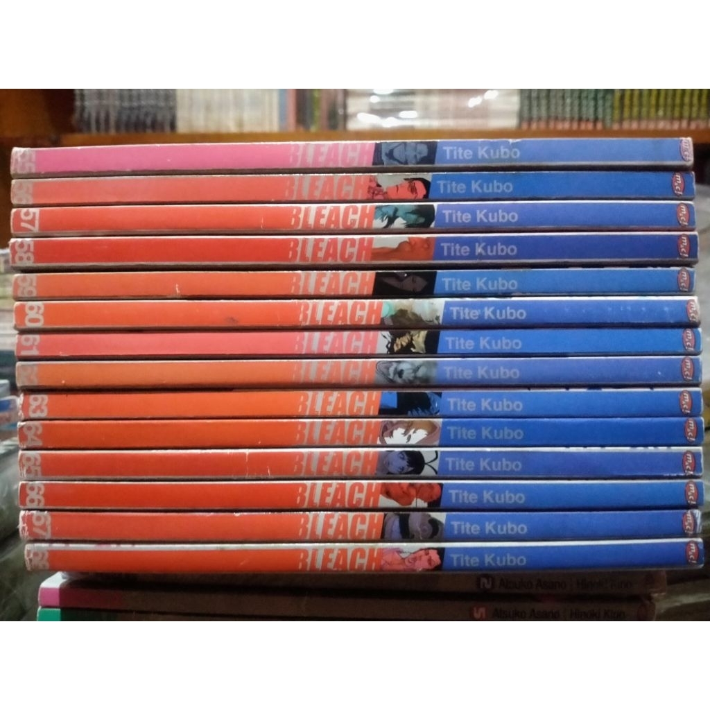 Paket 14 Komik Bleach vol 55-68 kokpri