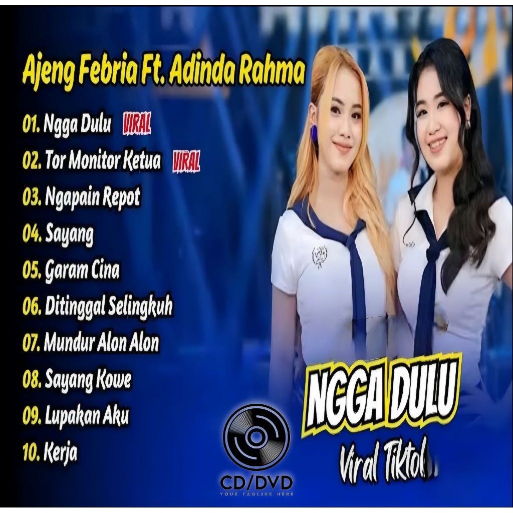 KASET DVD MUSIK SPESIAL AJENG FEBRIA FT ADINDA RAHMA FULL ALBUM - KASET CD LAGU DANGDUT KOPLO TERBAR