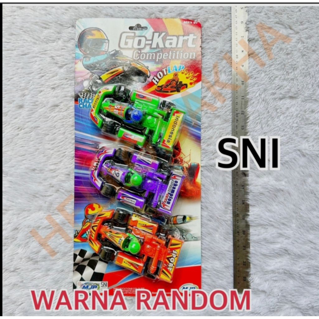 mainan mobil balap set go kart competition