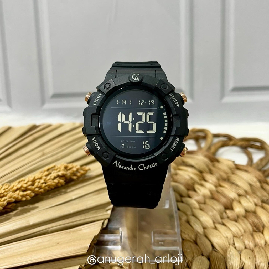 Jam tangan Pria Alexandre Christie AC 9388MH original digital