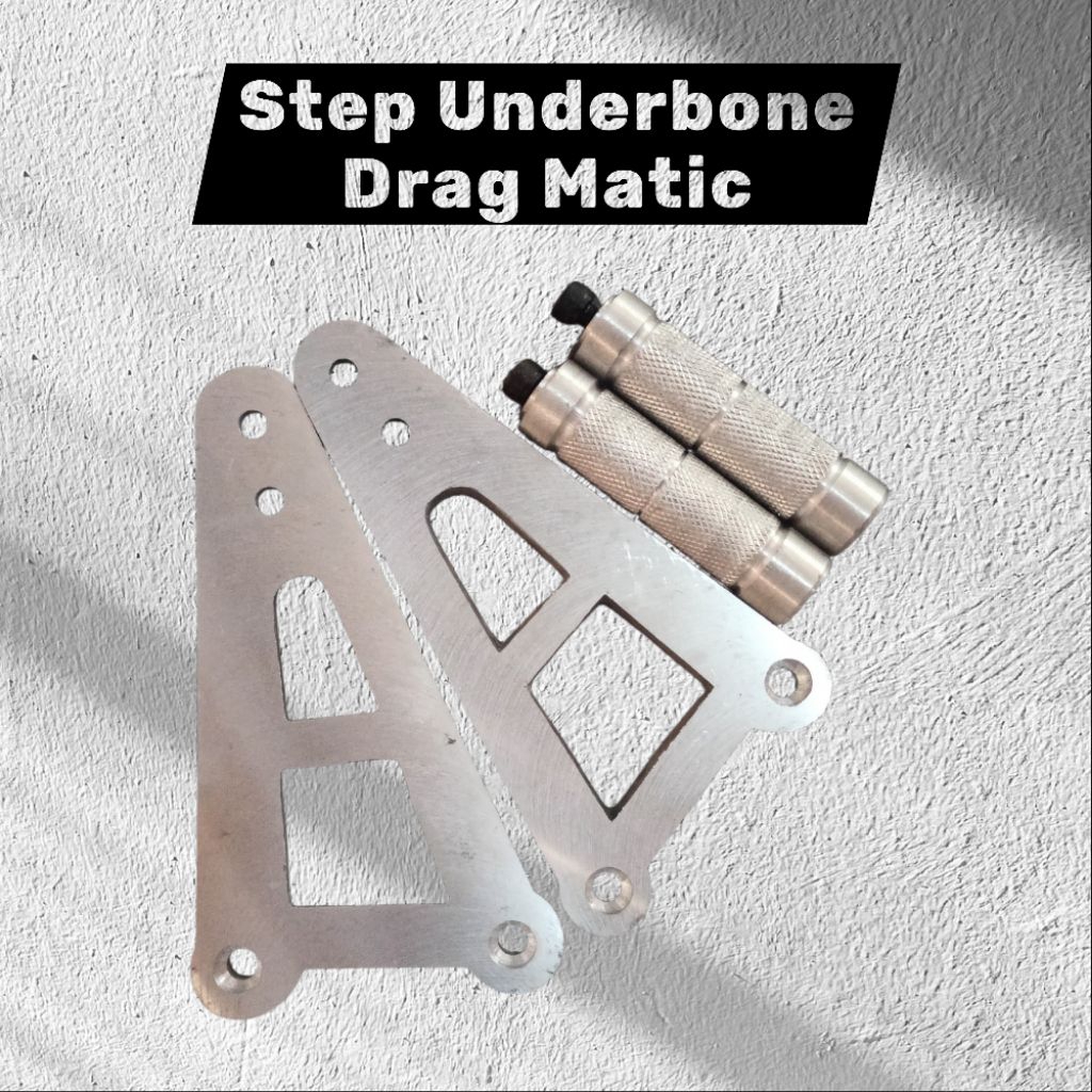 Step Footstep Underbone Drag Matic Mio Beat Motorcycle Tahan Lama Pemasangan Mudah Cocok untuk motor
